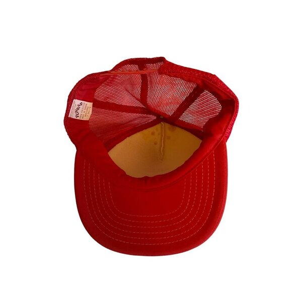 Keg N Kork Vintage Funkap Red & White Trucker Hat Adjustable Mesh Cap Med/Large - Picture 4 of 5